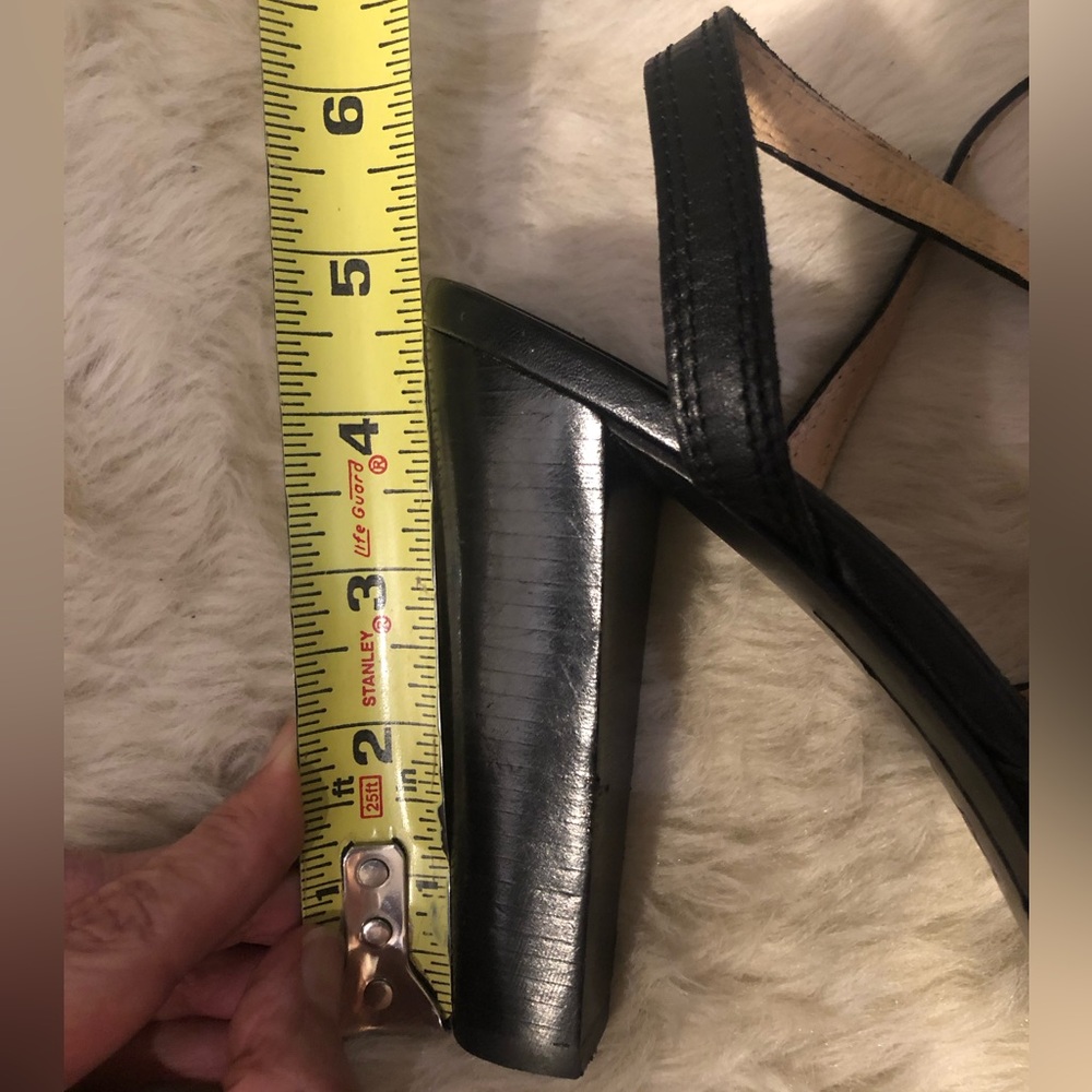 Michael Kors chunky heel black ankle strap Sandals - Picture 11 of 11